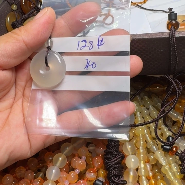 玛瑙/玉髓颈饰合金流*?128