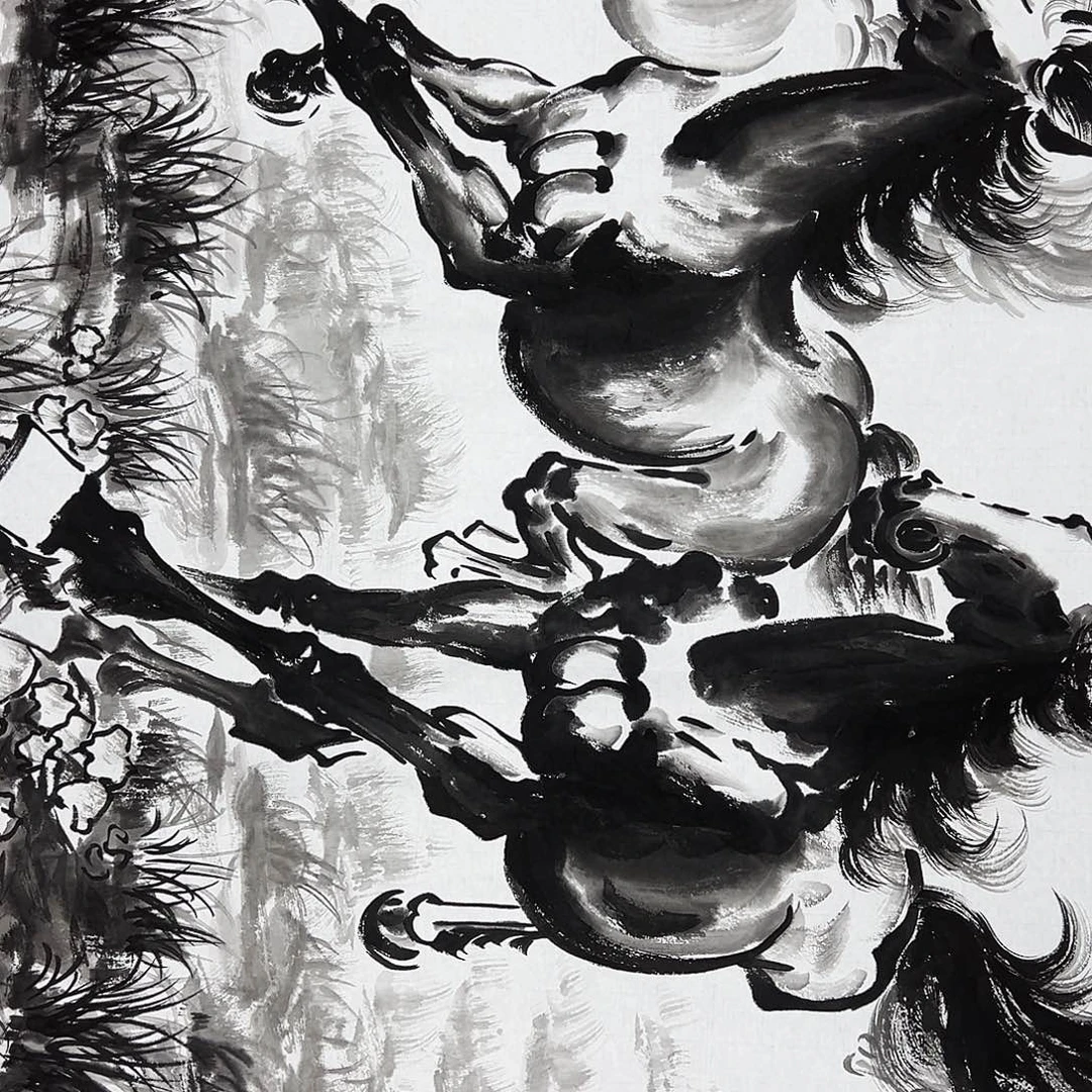 国画纯手绘作品欣赏