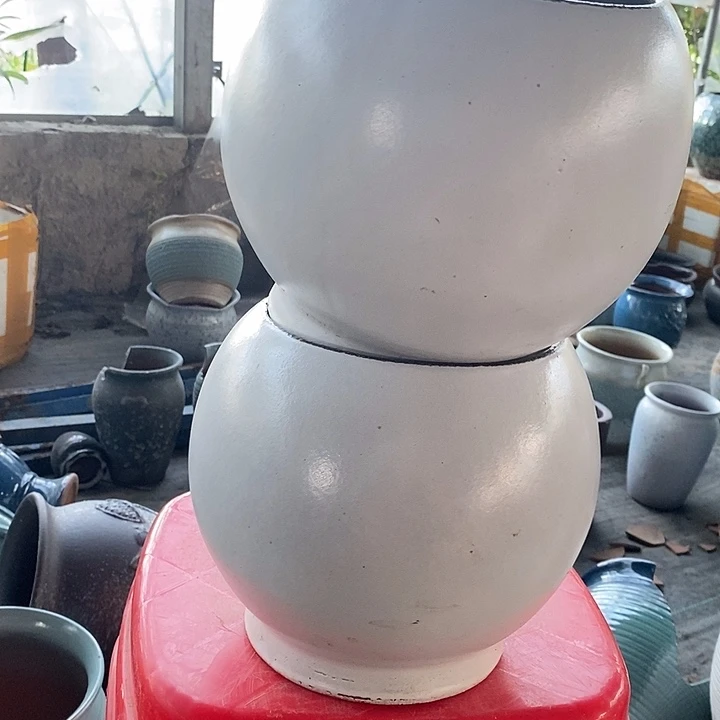 紫砂花盆口径 15高度18