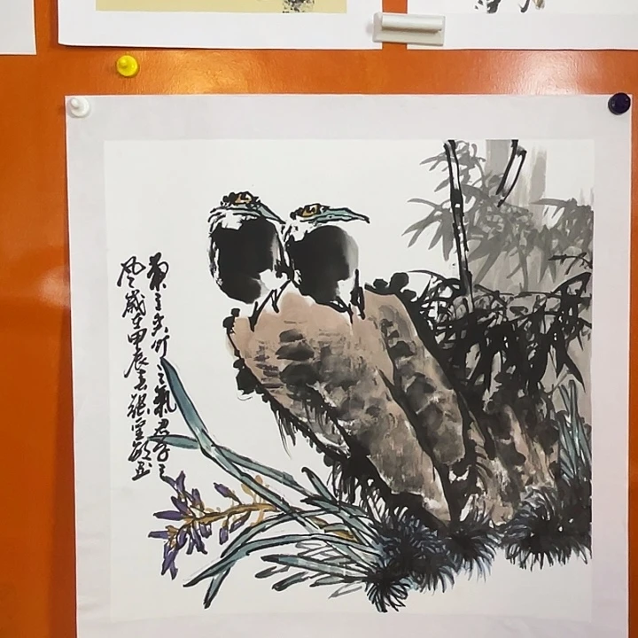 国画张圣敏先生纯手绘作品