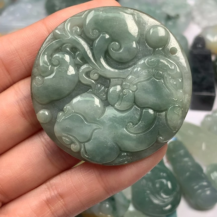颈饰未镶嵌翡翠翡翠