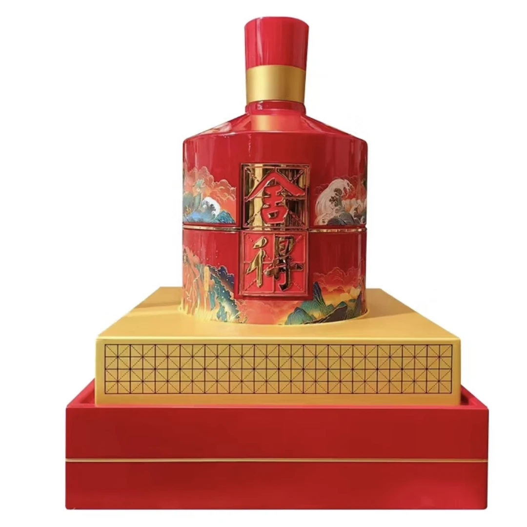 舍得智慧舍得（中国精神红坛） 大坛酒 摆柜收藏 68度3L*1瓶