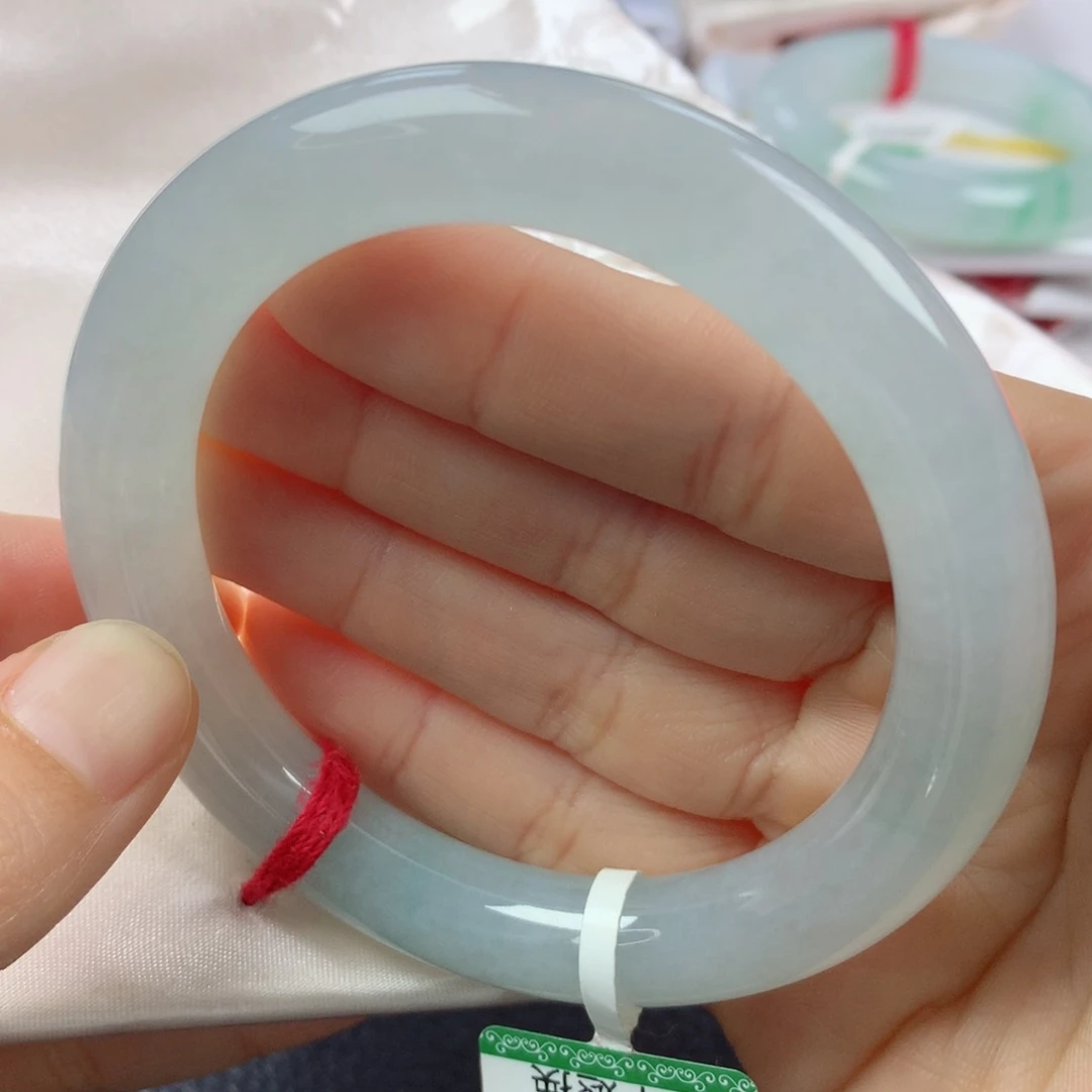 未镶嵌手镯翡翠缅甸天然翡翠A货56.5圆