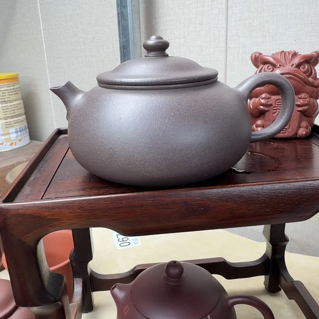 寒江壶250cc青灰段泥