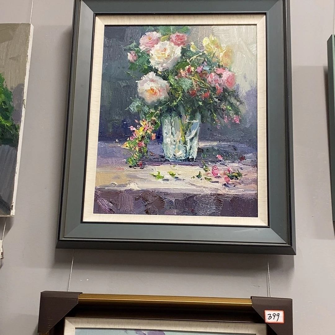 油画带外框画芯尺寸40x50cm