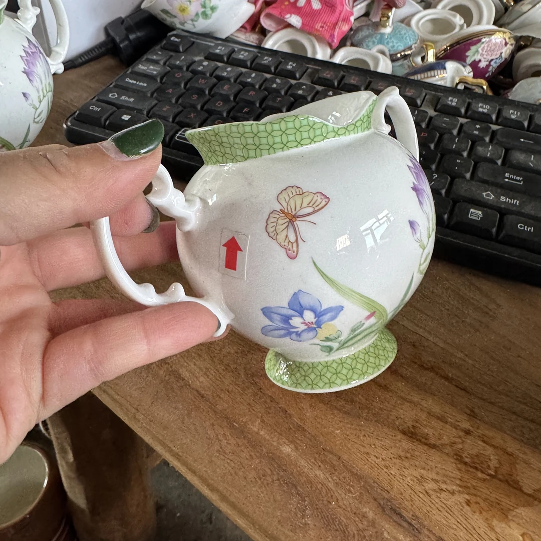 骨瓷糖罐没有盖子微瑕