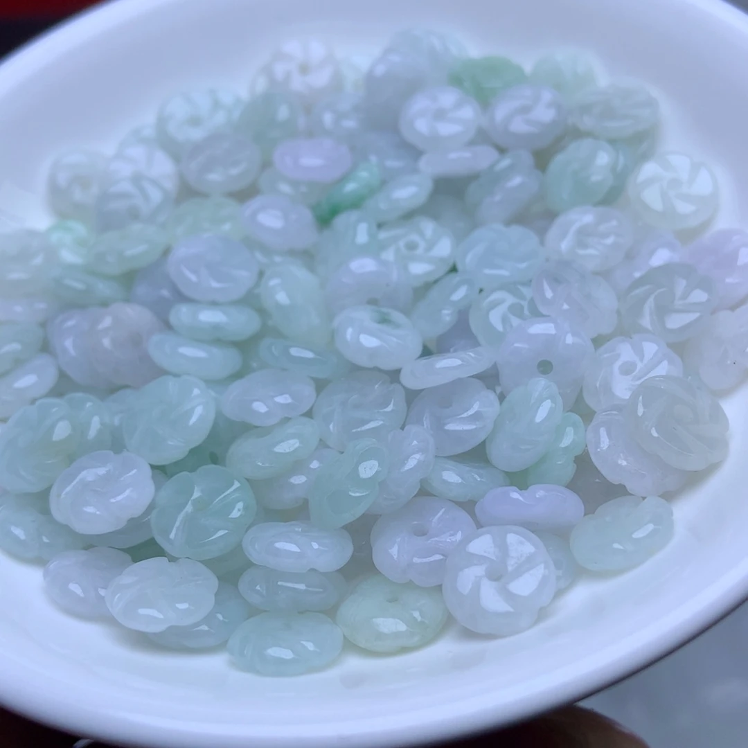 未镶嵌手链翡翠卡9冰花花50个