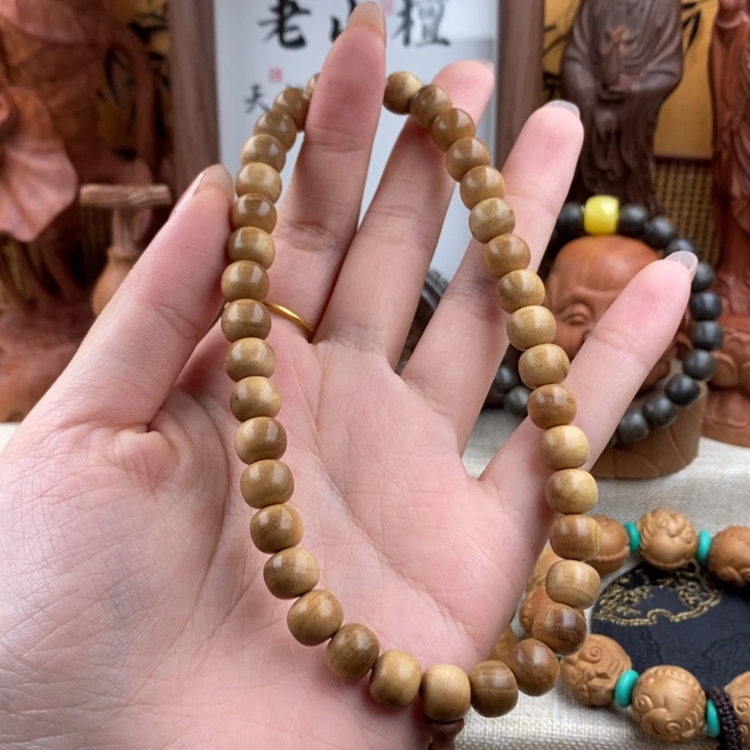 手串/手链檀香木迈索尔，老山檀香，奶香0809念珠