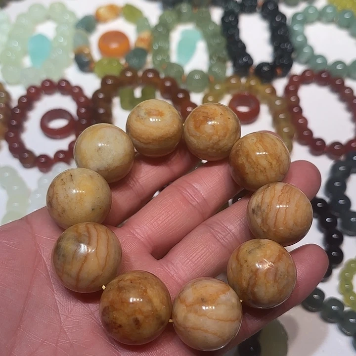 蛇纹石玉未镶嵌手串