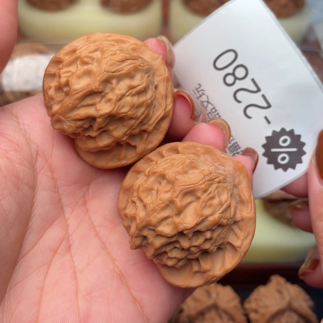 文玩核桃把件42头货精配图图