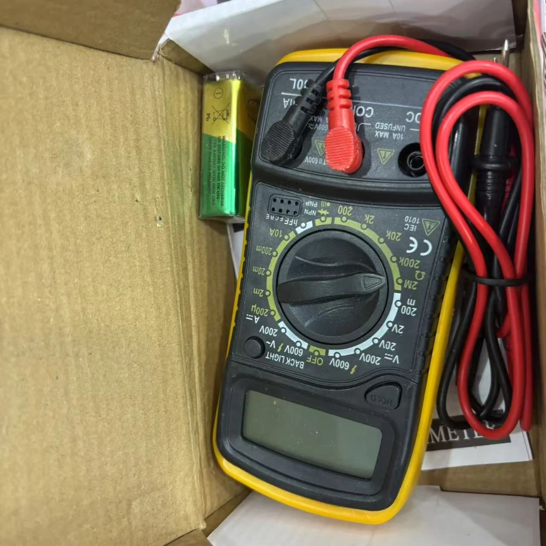 P 便携式高精度数显数字万用表带背光灯电工多功能仪表