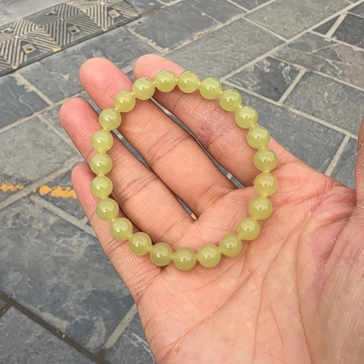 和田玉（黄玉）未镶嵌手链