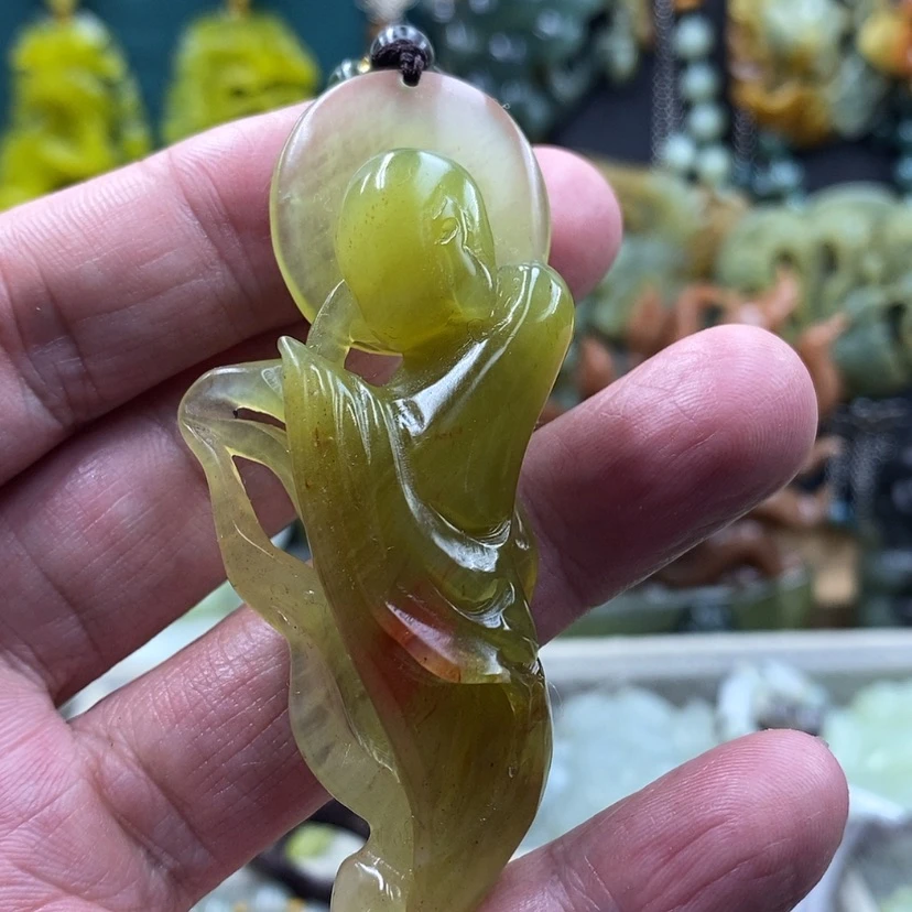【闪购商品】未镶嵌岫玉吊坠