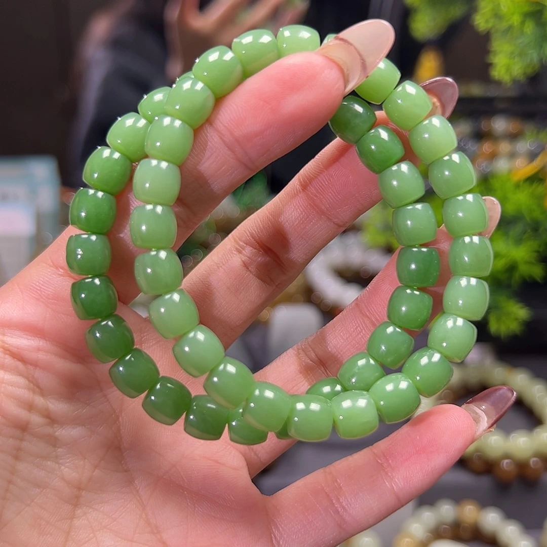 和田玉未镶嵌手串多样性发货，拍一发一