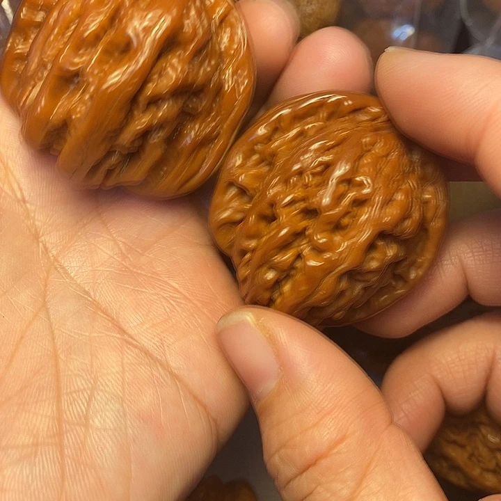 漂***动把件文玩核桃43色差