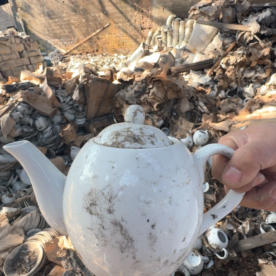 瓷片景德镇陶瓷玉泥胎老白胎球壶