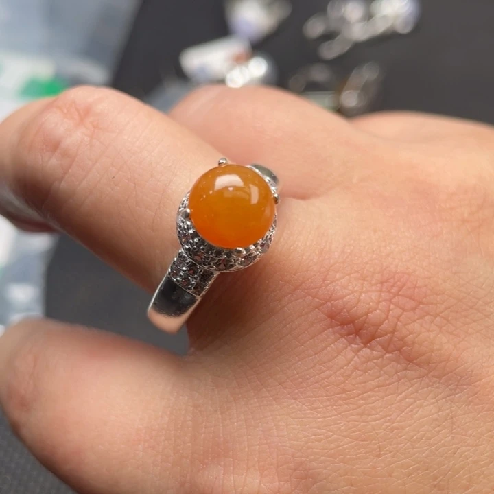 翡翠未镶嵌戒指缅甸天然翡翠