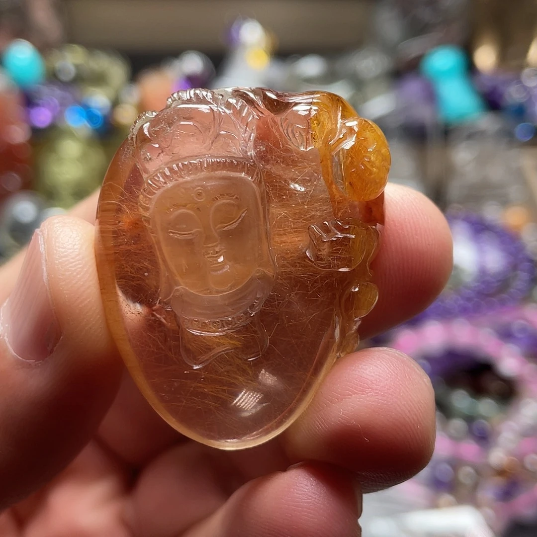 水晶未镶嵌吊坠(不含链)