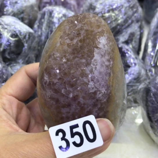 紫晶天然水晶摆件未镶嵌