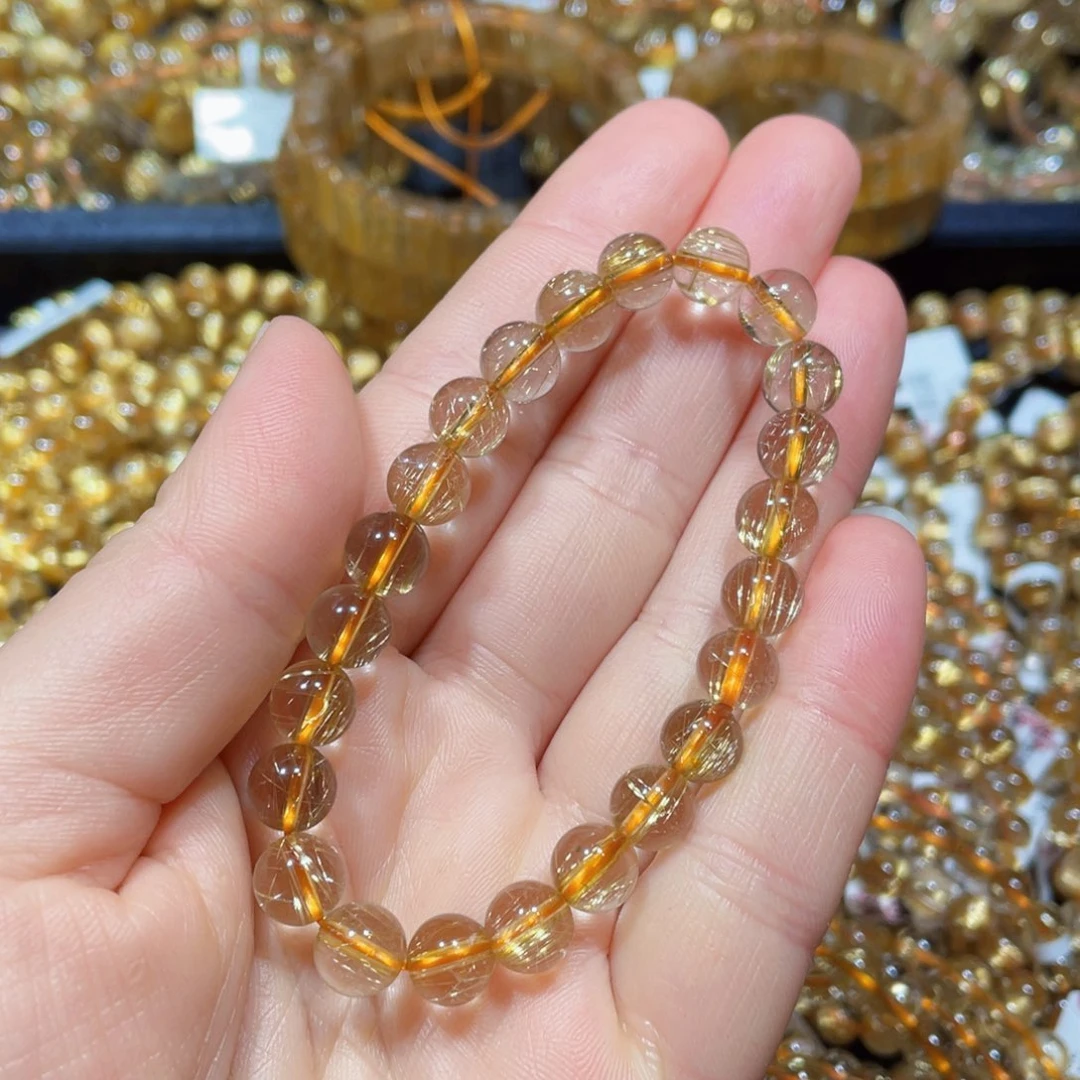 水晶手链未镶嵌天然水晶手链