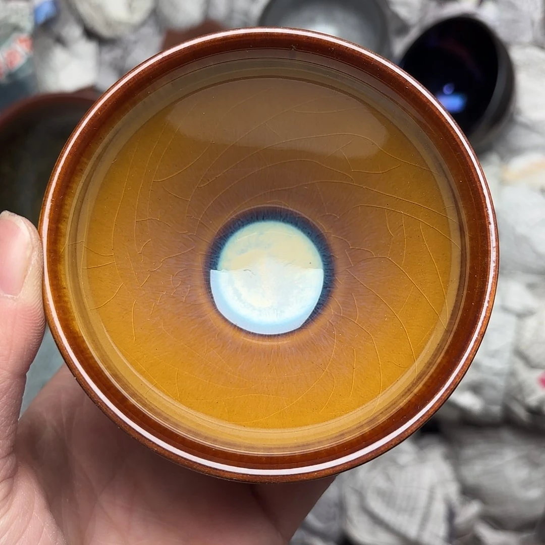 茶盏微瑕建盏主人杯一只