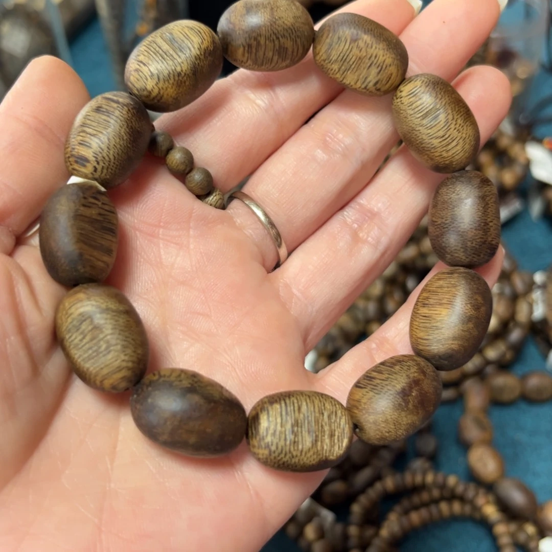 沉香手串乌身卡1.3-14克多样性发货一条