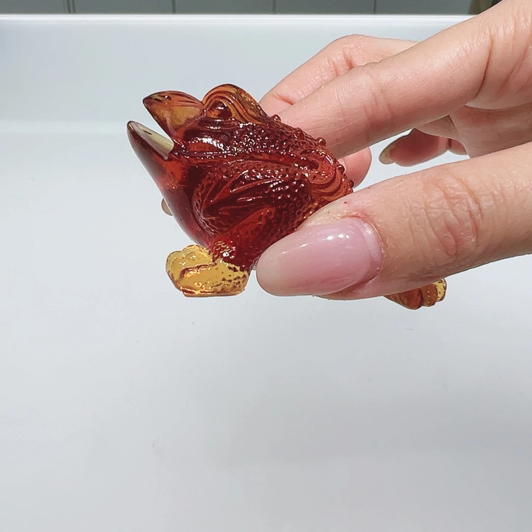 【闪购商品】手工艺品琉璃用****3金蝉两个