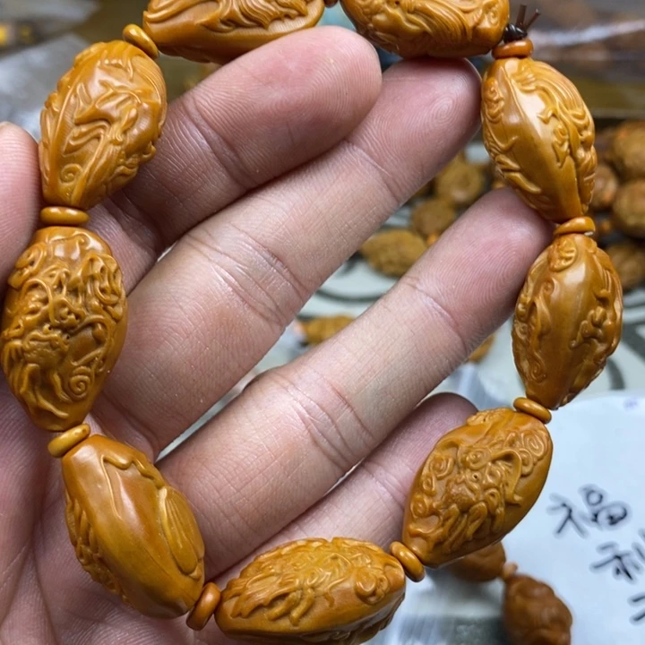 橄榄核手串/手链橄榄核雕工艺手串