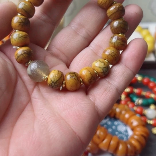 驼骨卡1.2老料手串