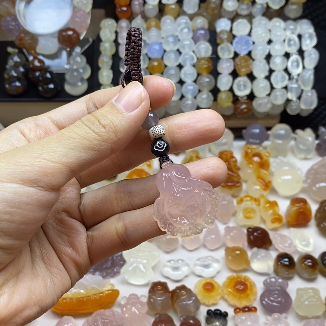 玛瑙/玉髓未镶嵌颈饰