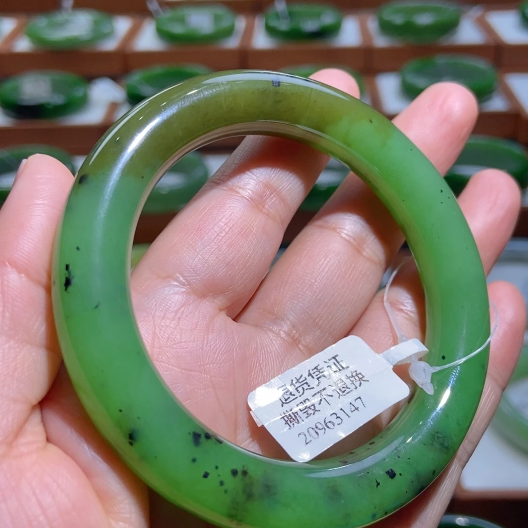 未镶嵌手镯和田玉（碧玉）乌兰海5657