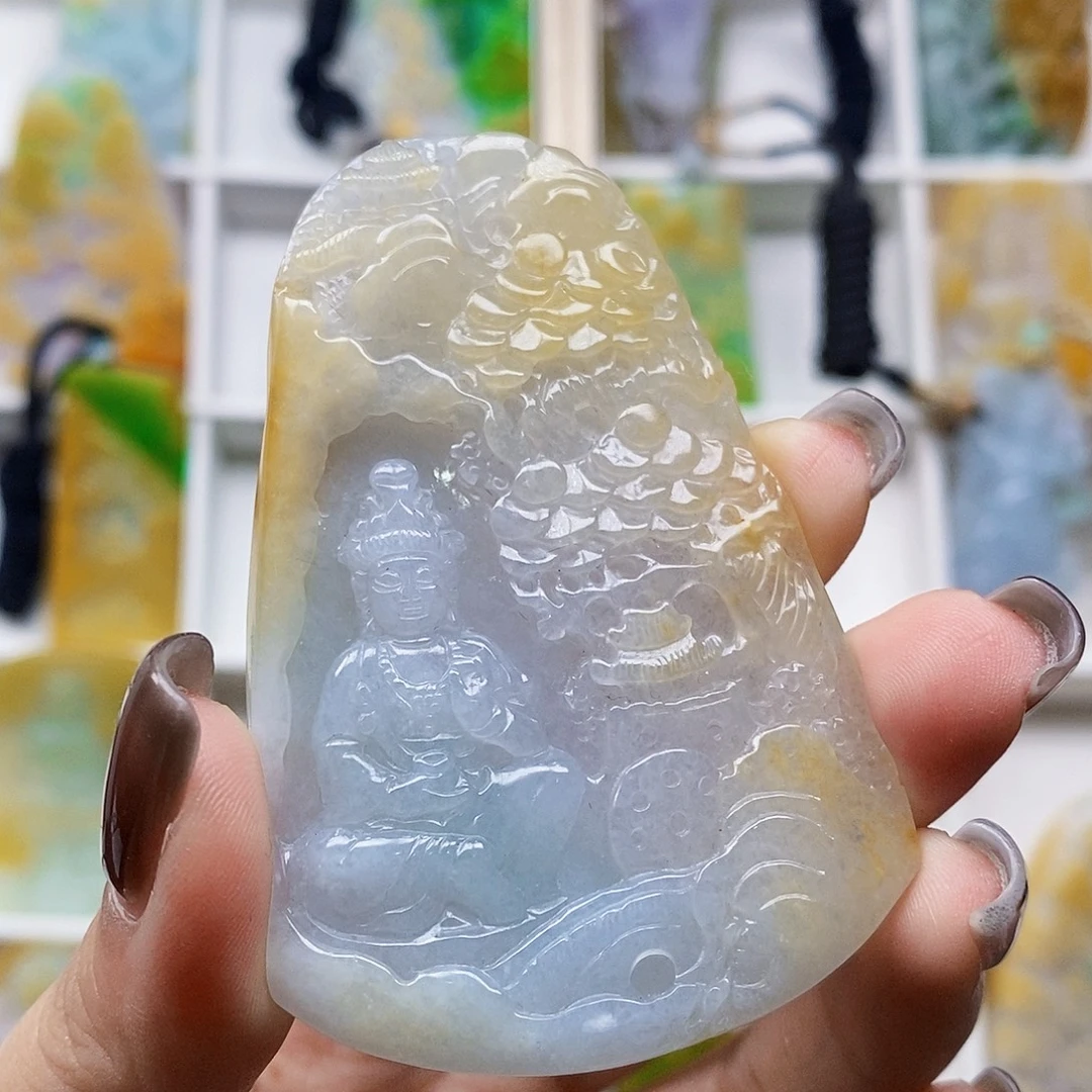 定制翡翠未镶嵌天然翡翠A货