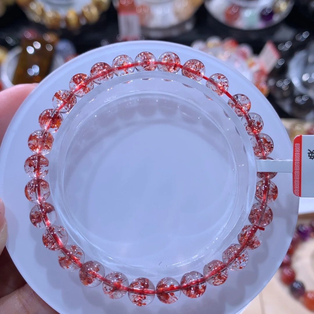 手链水晶未镶嵌金草莓6mm