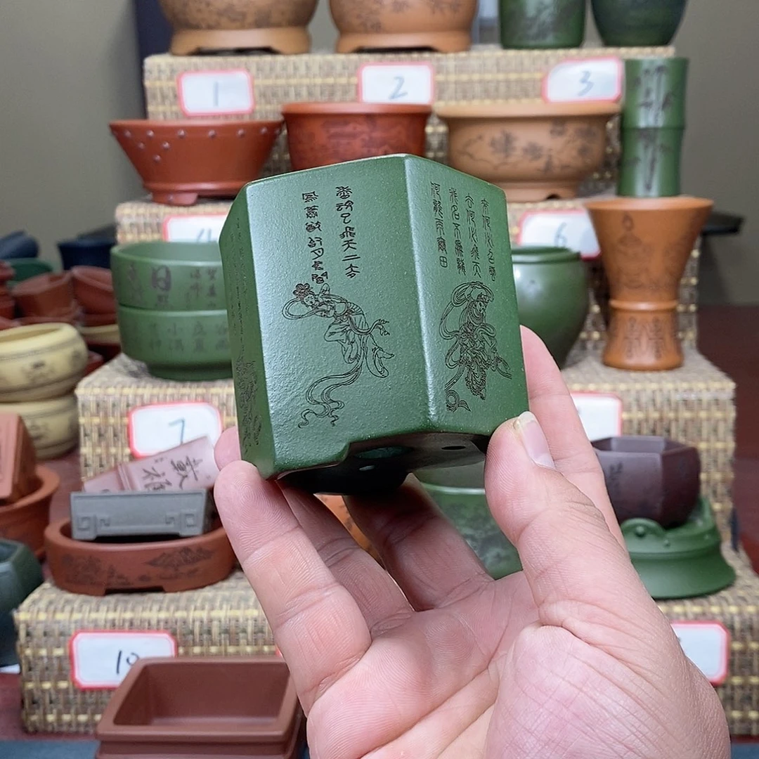 紫砂花盆你是不在