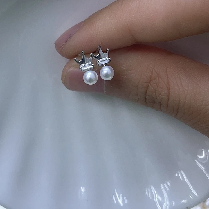 淡水珍珠银S925镶嵌颈饰