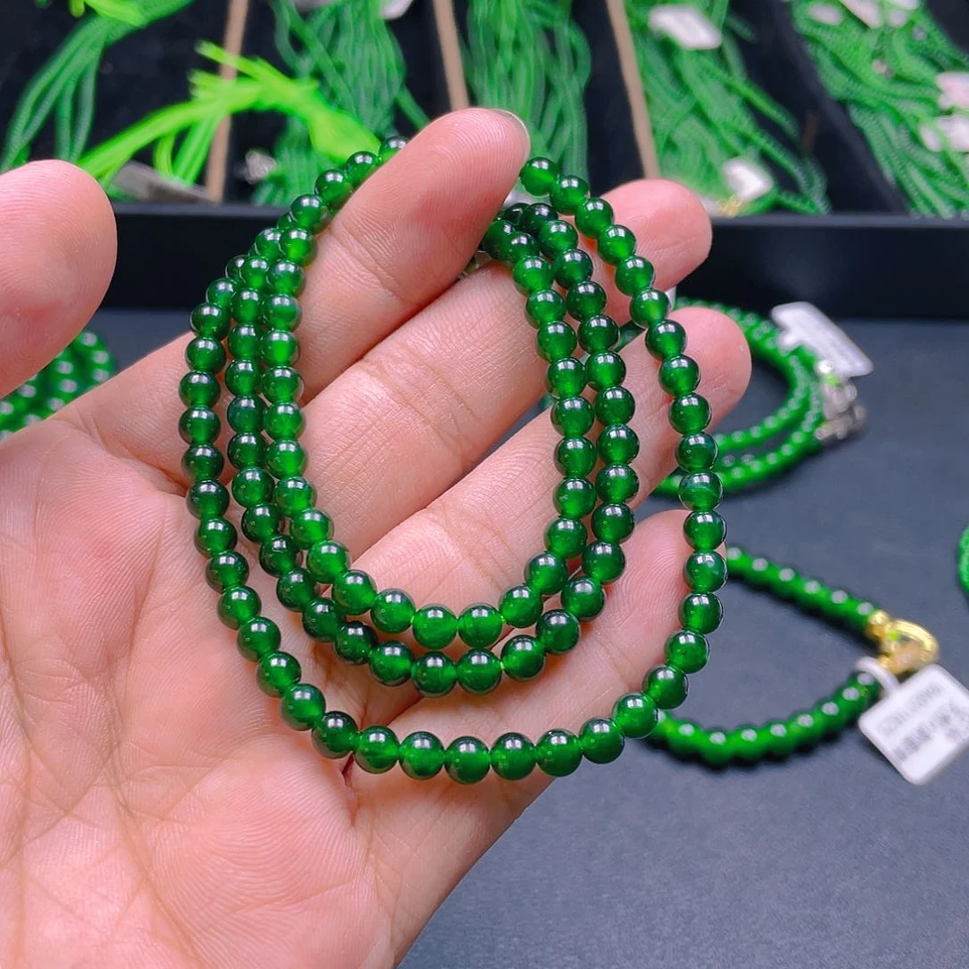 颈饰未镶嵌翡翠天然A货翡翠卡5