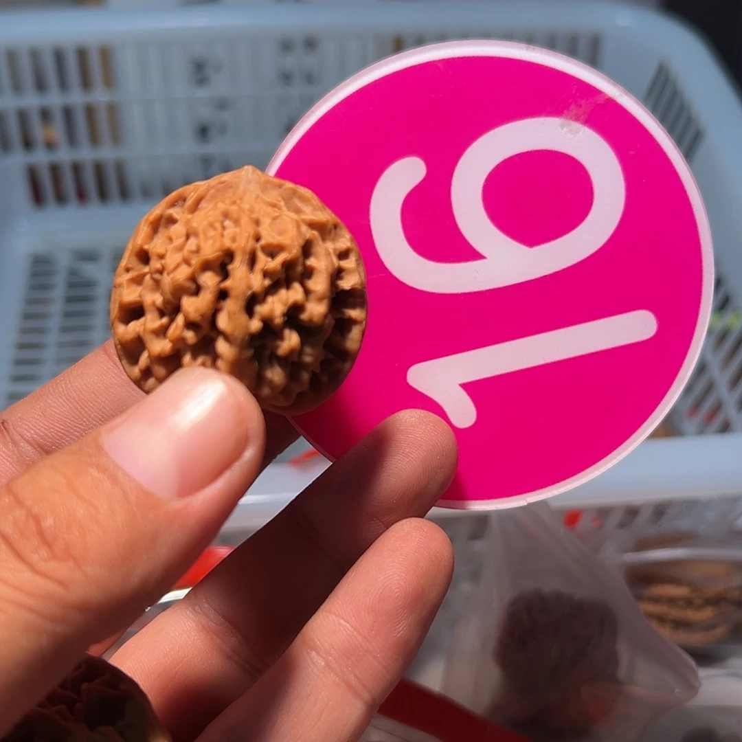 唐***木文玩核桃，粉色16号