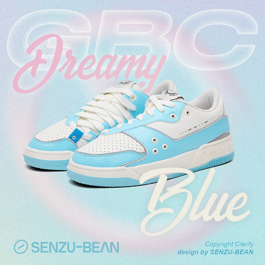 SENZU BEAN曹芳二代2025新品运动休闲板鞋男女同款SZB仙豆平底鞋