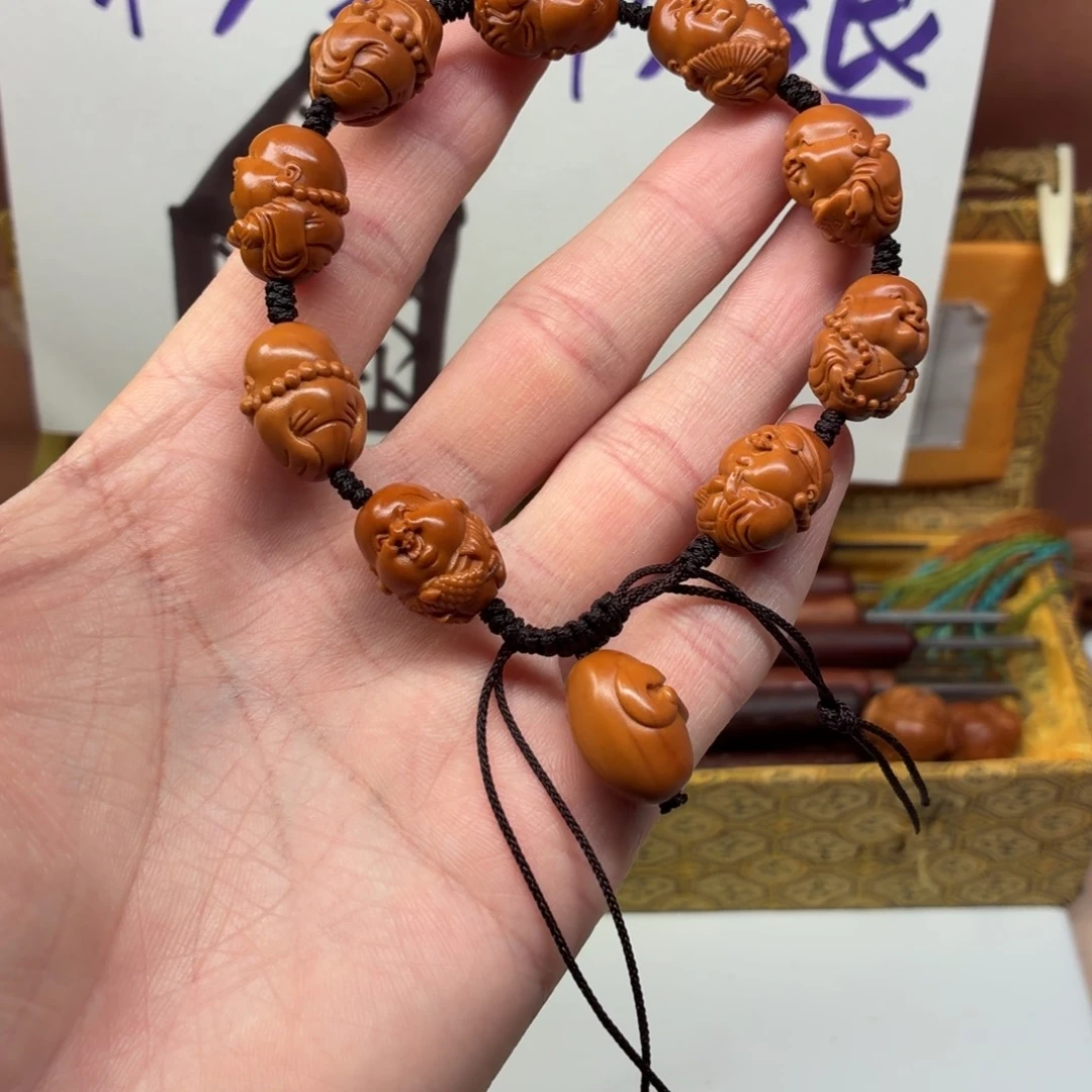 橄榄核吊坠大头弥勒