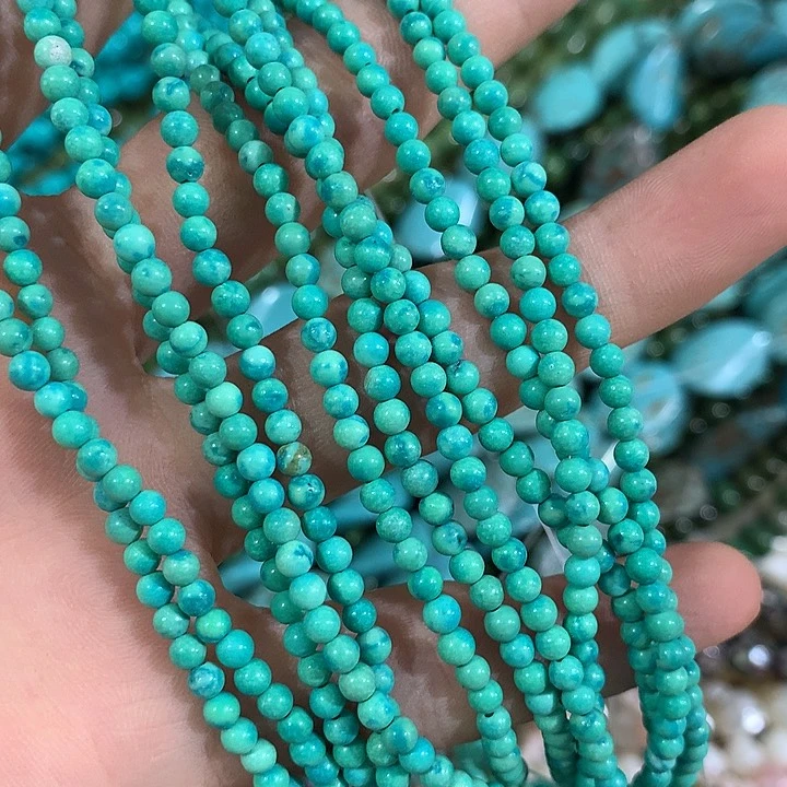 一条3mm绿松石圆珠