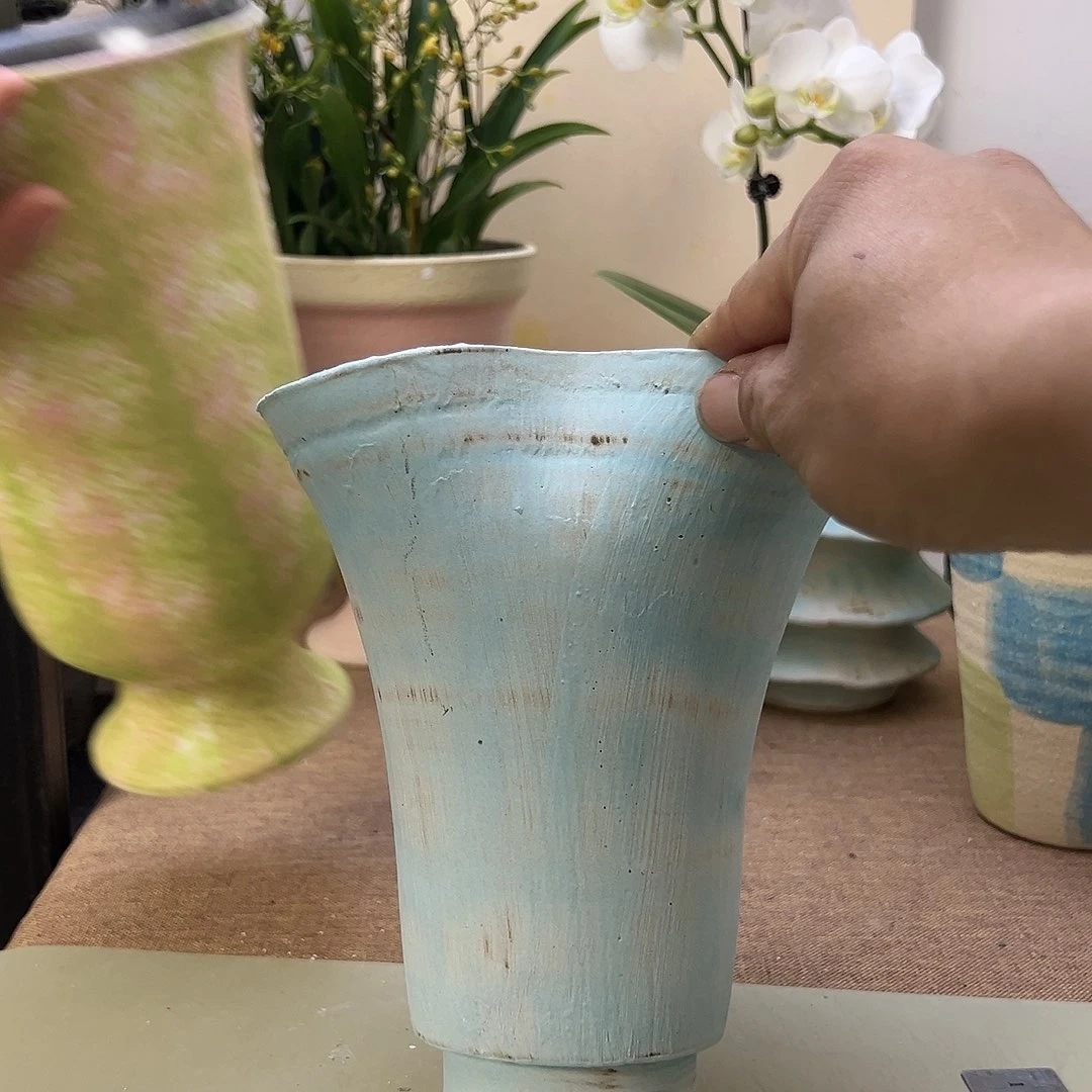 058景德镇陶瓷内扣10高19