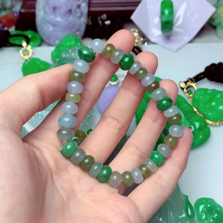未镶嵌手串翡翠手串
