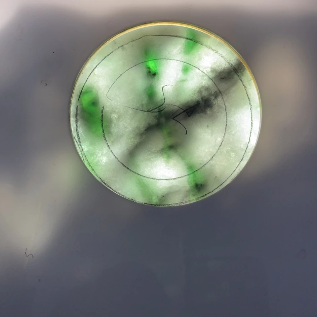 .***…定制翡翠未镶嵌正圈纹裂漏