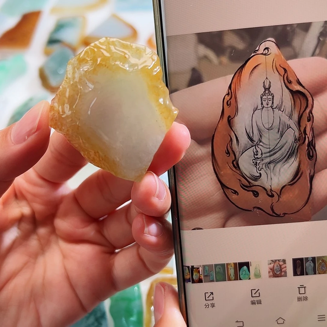 定制翡翠未镶嵌翡翠定制