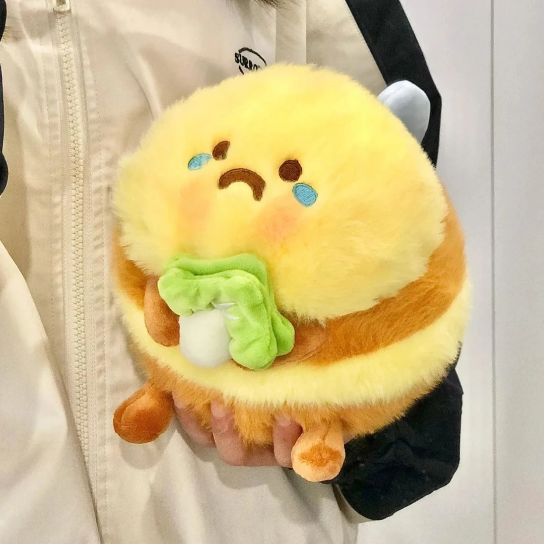 可爱小蜜蜂公仔菜苦鲨bee玩偶布娃娃毛绒玩具男女生搞怪礼物EEF