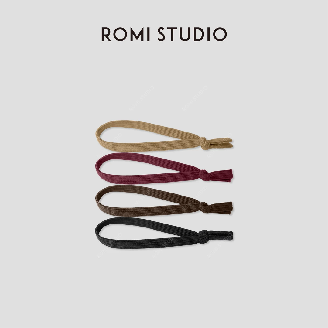 ROMI STUDIO"极简主义"进口尼龙纤维高弹力舒适发绳 RWBAP31783
