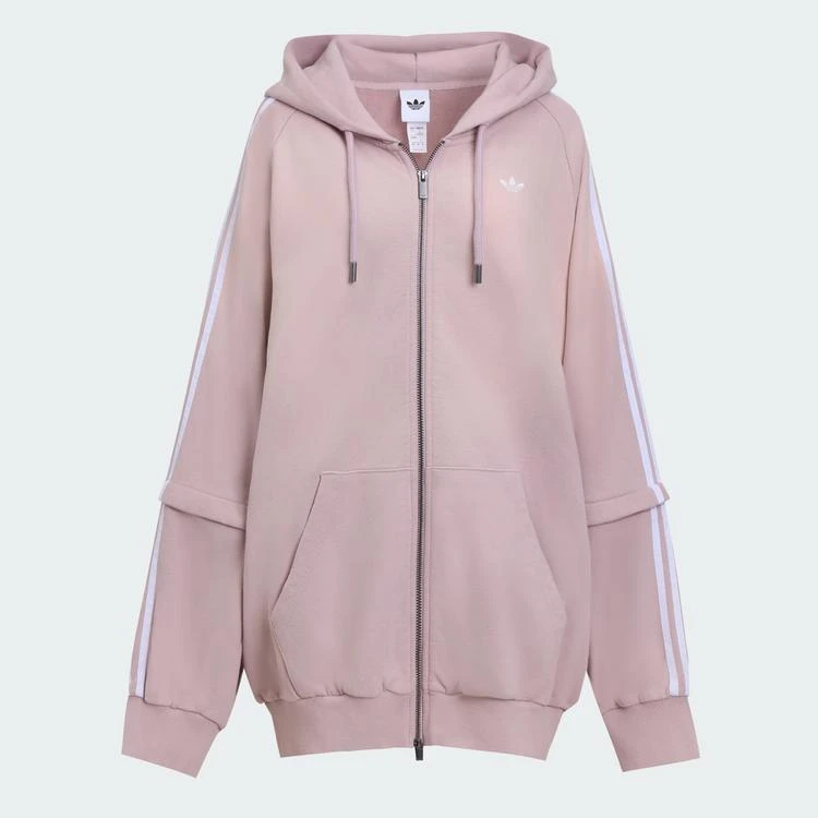 ADIDAS三叶草 ADILENIUM SS25连帽夹克外套 KE9804 X