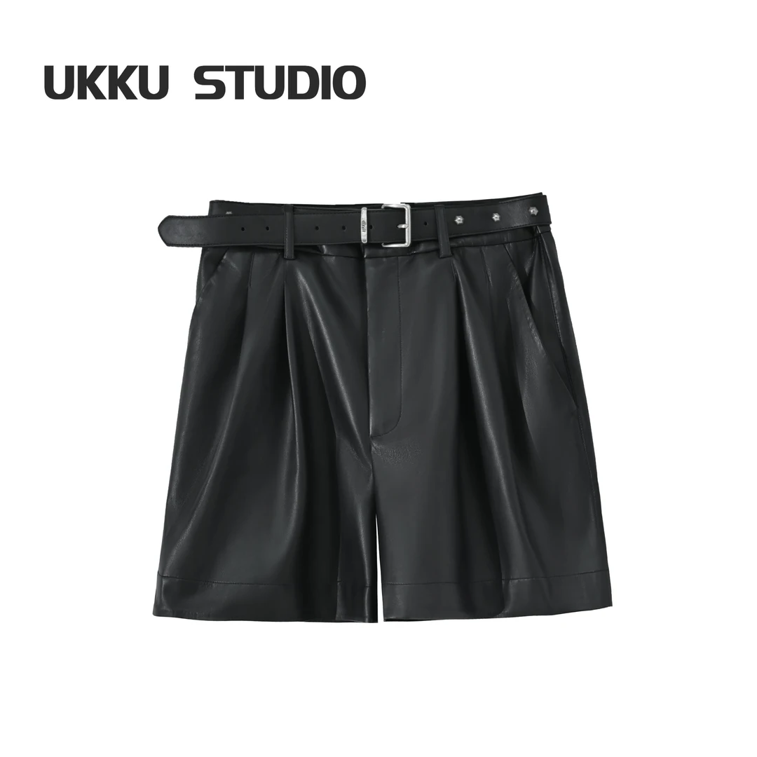 【姗姗】早秋新款黑色时尚百搭短裤 514772