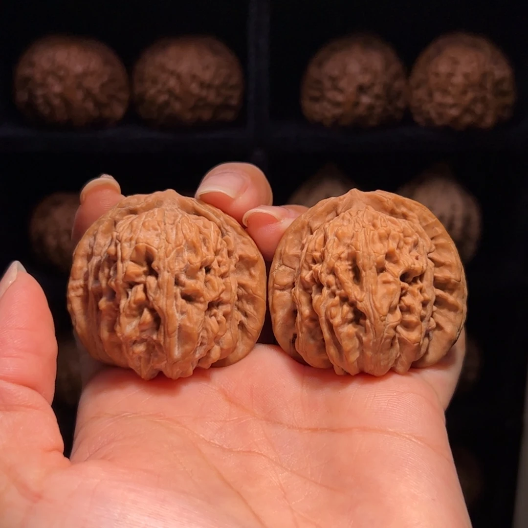 吊坠文玩核桃四座楼狮子头42