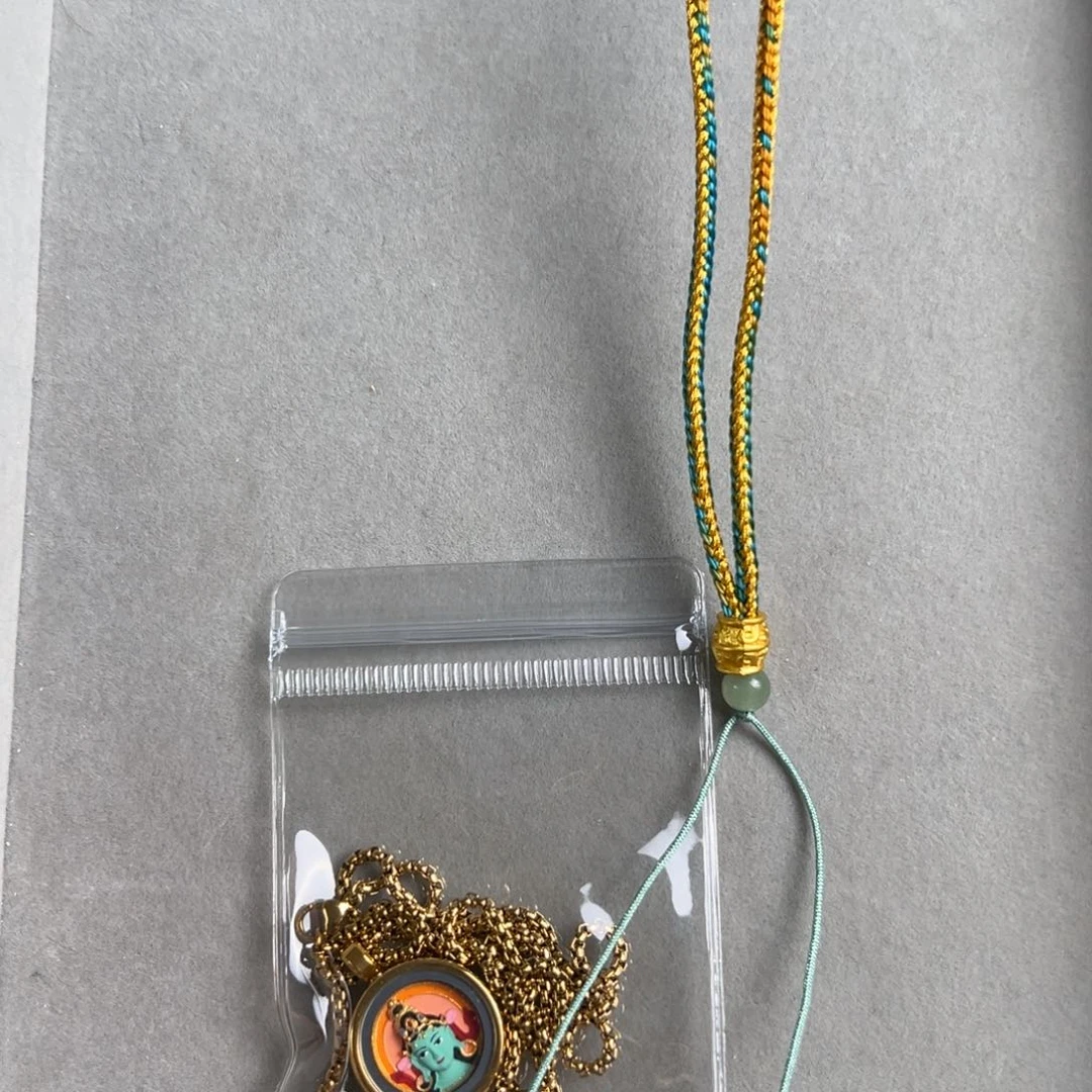 吊坠x****o绿度母绳子绿色1